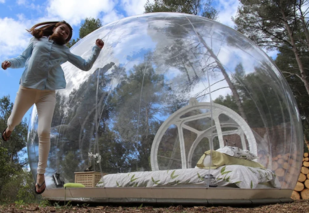 clear camping bubble tent